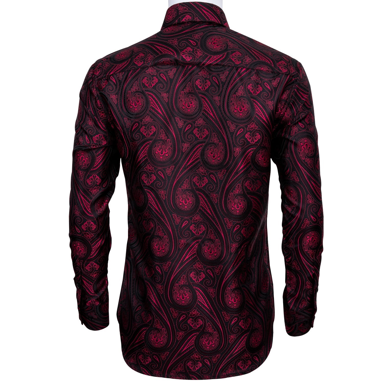 GentCrest Black Paisley Shirt - Image 2