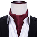 Red Paisley 3-Piece Ascot Set - GentCrest