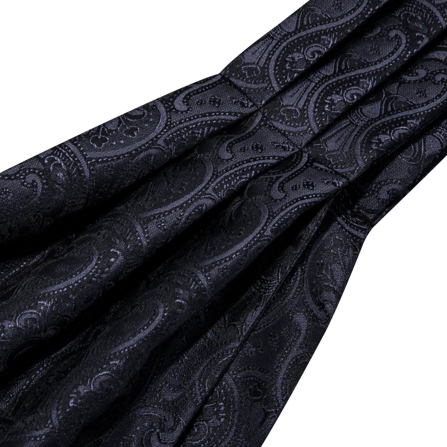 GentCrest Black Paisley Ascot - Image 5