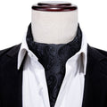 GentCrest Black Paisley Ascot - Image 1