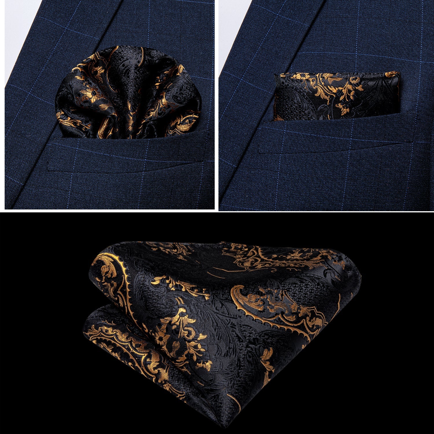 GentCrest Black Paisley Vest Set - Image 8