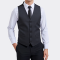 GentCrest Black Solid Vest Set - Image 1