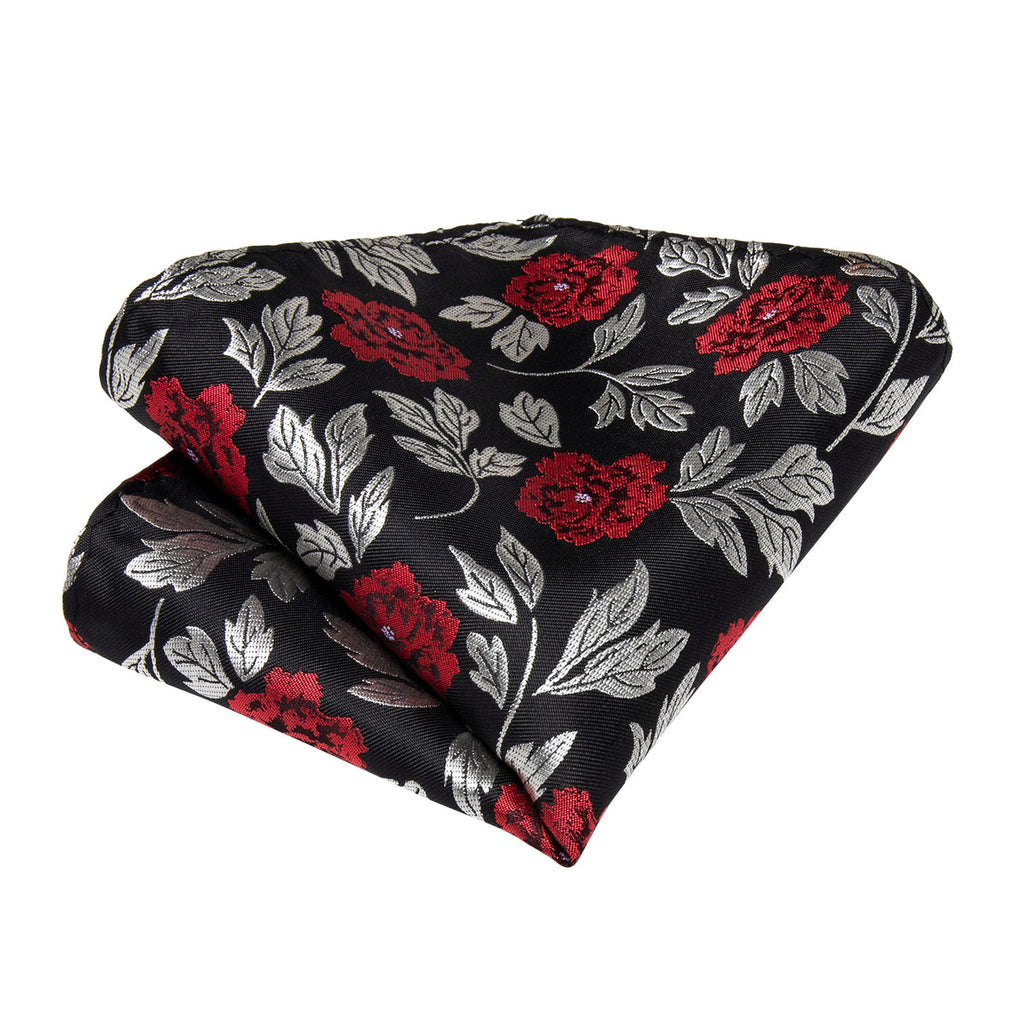 GentCrest Black Floral Tie Sets - Image 5