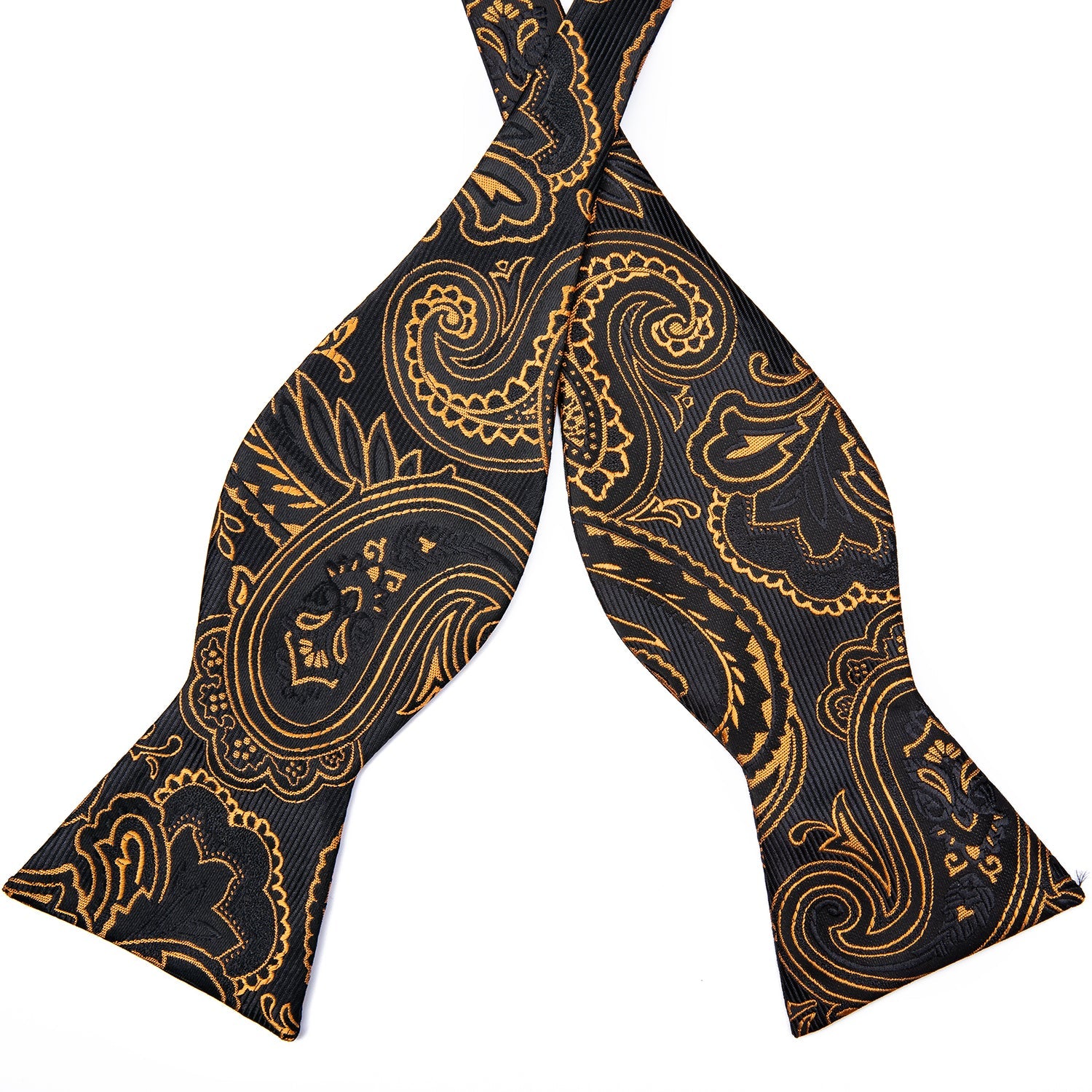 GentCrest Black Paisley Bowtie Set - Image 3