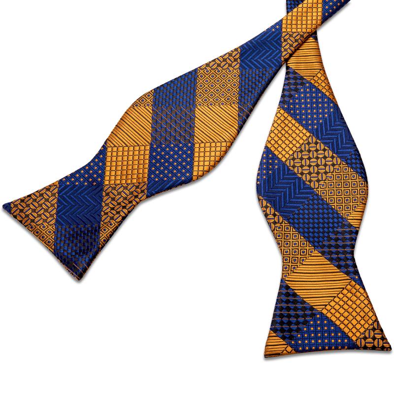 GentCrest Blue Striped Bowtie Set - Image 3