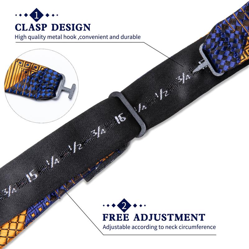 GentCrest Blue Striped Bowtie Set - Image 4