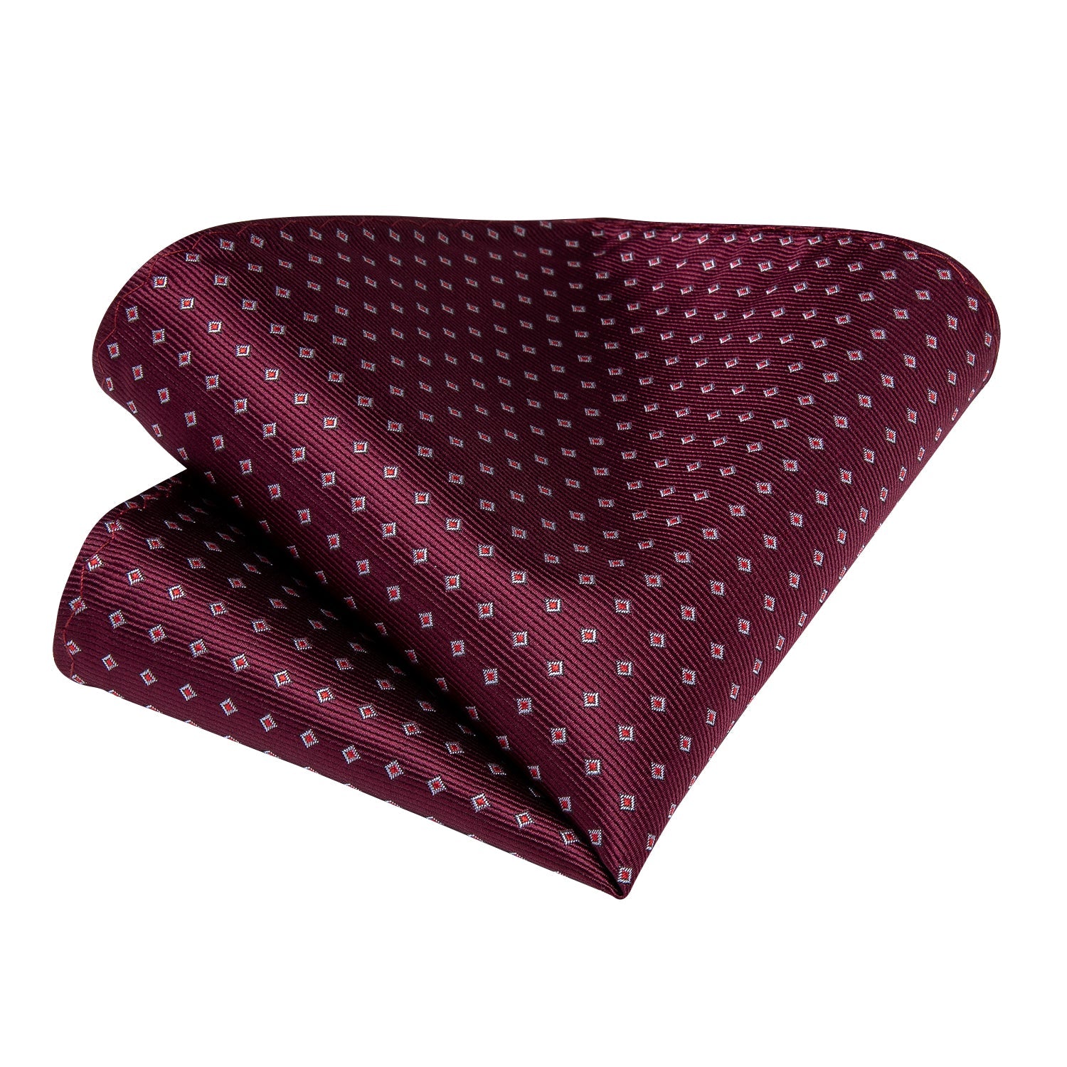 GentCrest Red Polka Dot Tie Hanky Cufflinks Set - Image 4