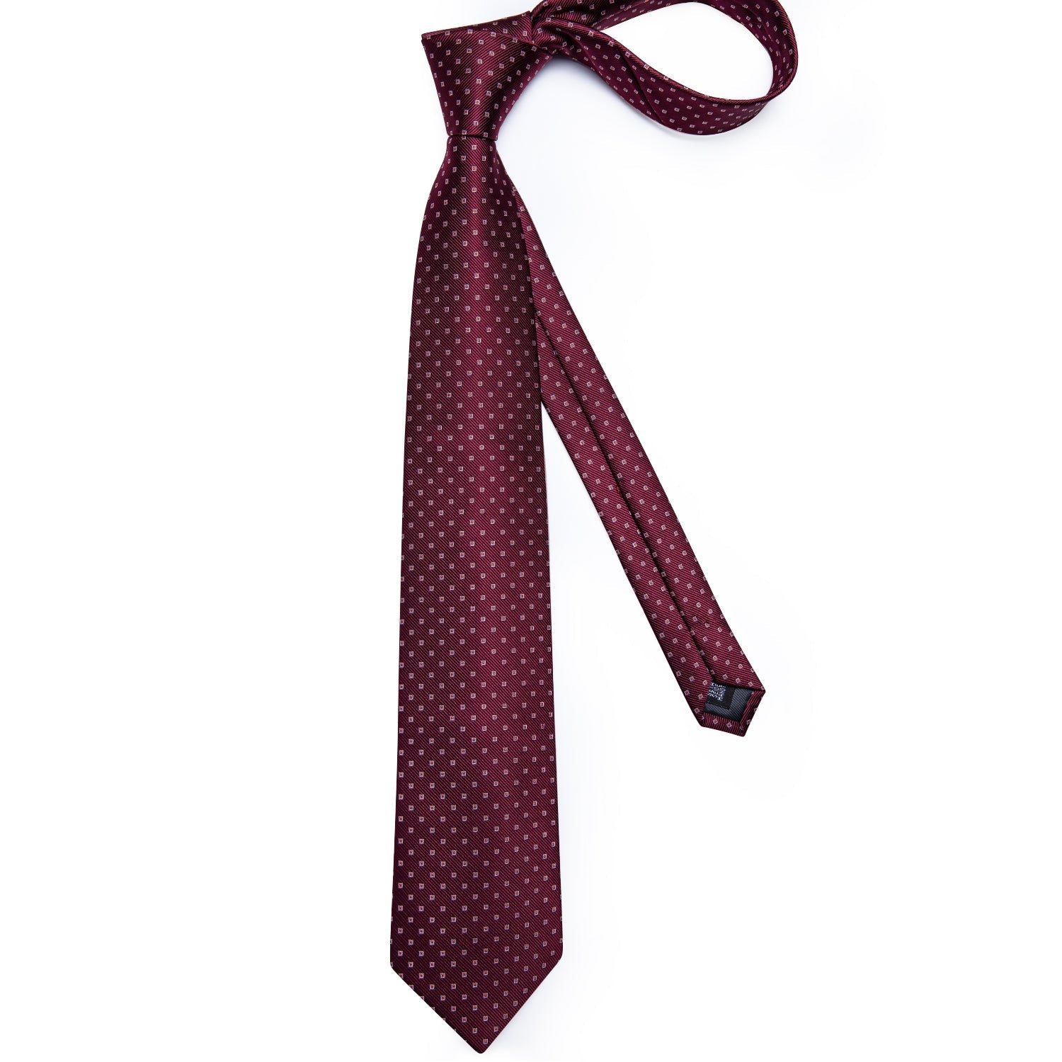 GentCrest Red Polka Dot Tie Hanky Cufflinks Set - Image 5