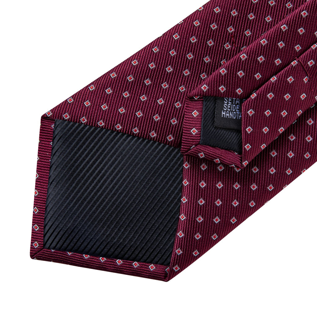GentCrest Red Polka Dot Tie Hanky Cufflinks Set - Image 6
