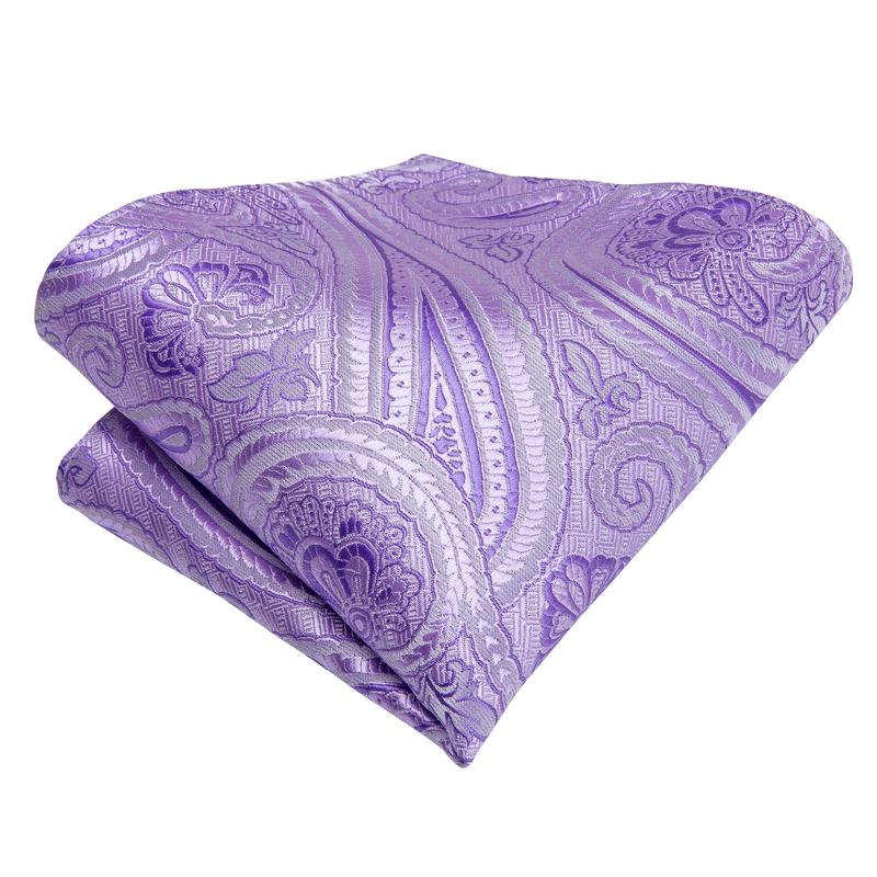 GentCrest Purple Paisley Bowtie Set - Image 3