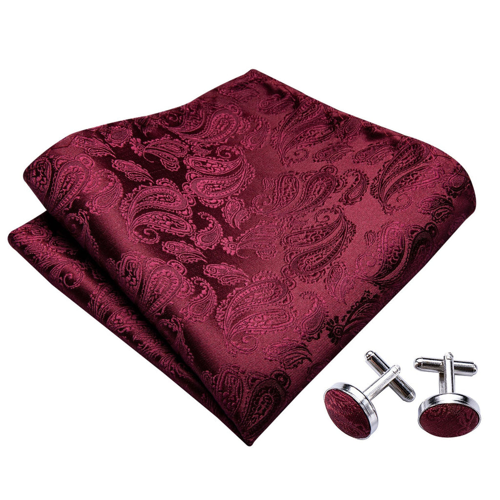 Bloody Mary , Pocket Square and Cufflinks Bow Tie Set - GentCrest - View 4