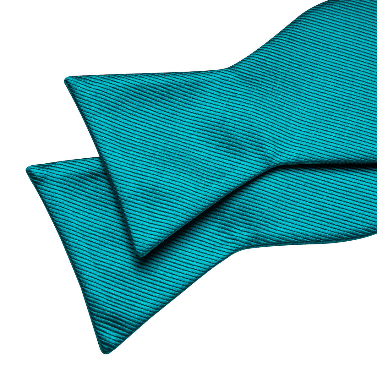 Blue Solid Bow Tie Set - GentCrest - View 4