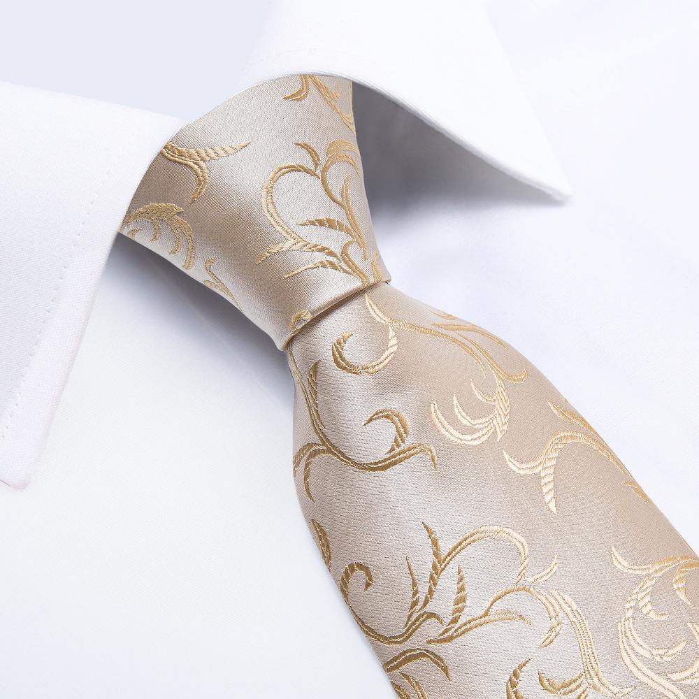 GentCrest Silver Floral Tie Hanky Cufflinks Set - Image 3