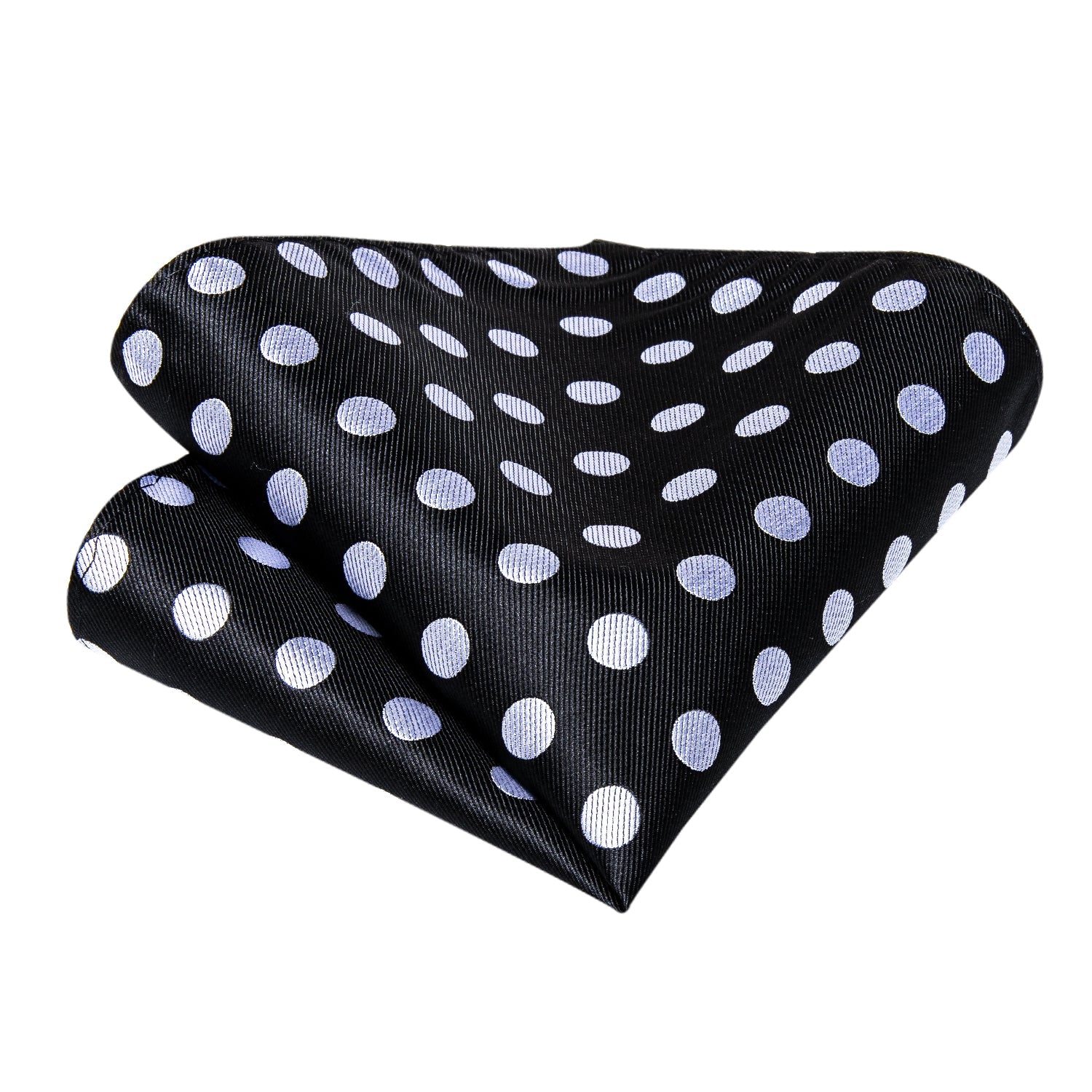 GentCrest Black Polka Dot Tie Hanky Cufflinks Set - Image 4