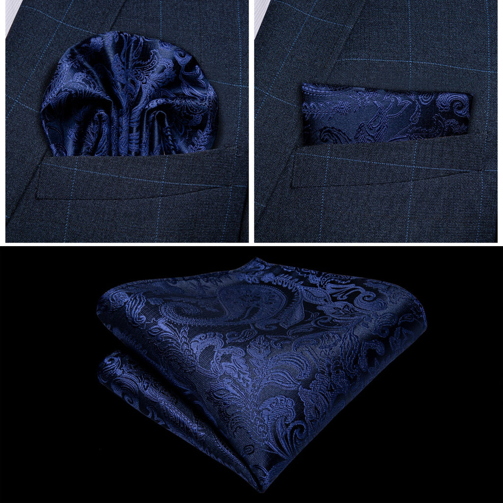 GentCrest Blue Paisley Vest Set - Image 6