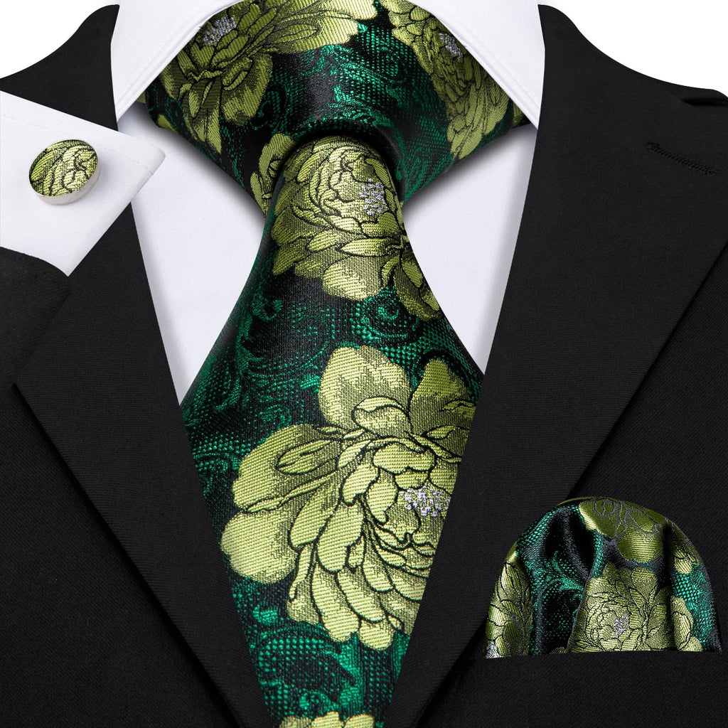 White Stigma Silk Tie Set - GentCrest - View 2