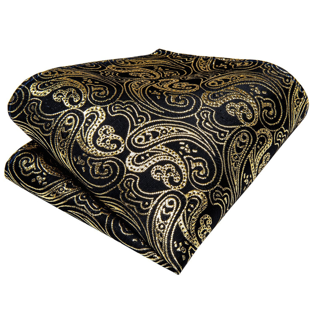 GentCrest Black Paisley Bowtie Set - Image 5