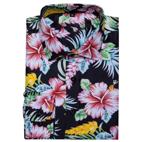 Black Elegant Dress Shirt - GentCrest - View 4