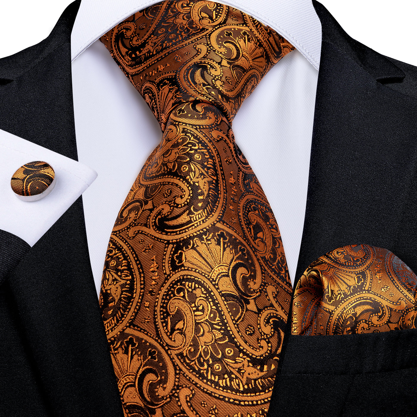 GentCrest Gold Paisley Tie Sets - Image 5