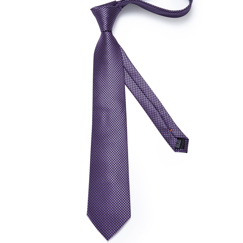 GentCrest Purple Polka Dot Tie Hanky Cufflinks Set - Image 5
