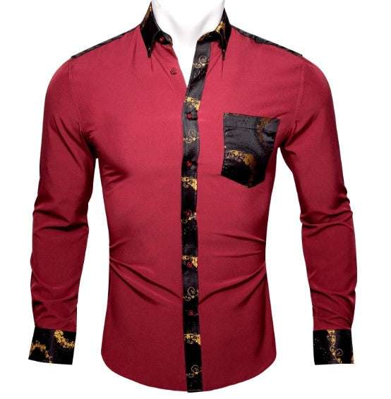 Black Elegant Dress Shirt - GentCrest