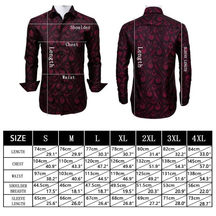 Black and Lake Blue Floral Dress Shirt - GentCrest - View 5