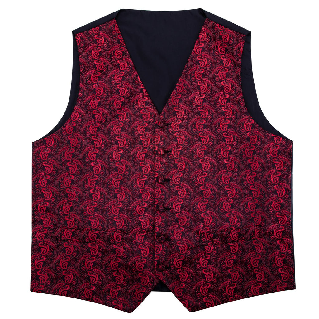 GentCrest Black Paisley Vest Set - Image 4