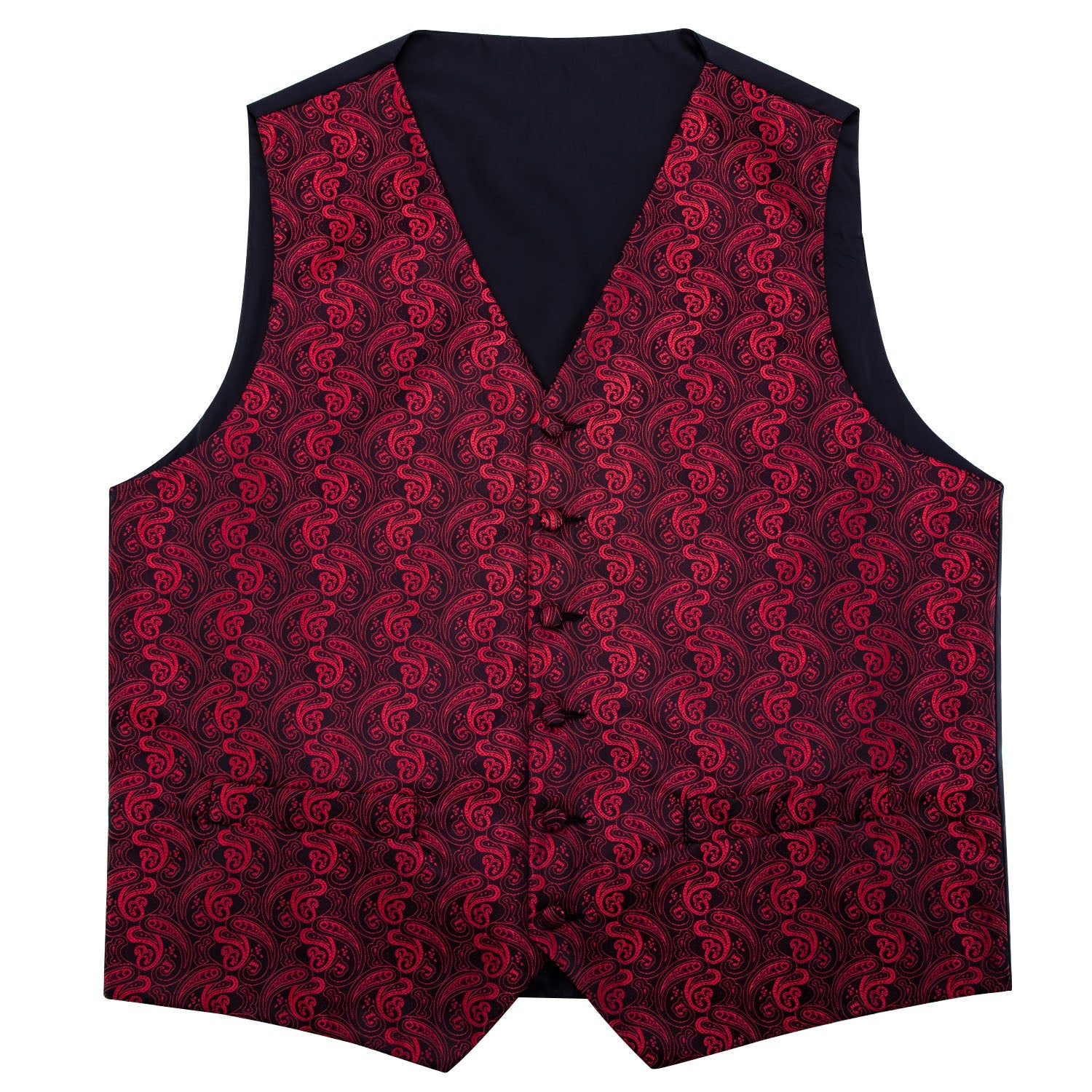 GentCrest Black Paisley Vest Set - Image 4