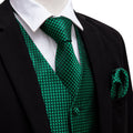 GentCrest Black Plaid Vest Set - Image 1