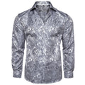 Silver Paisley Dress Shirt - GentCrest