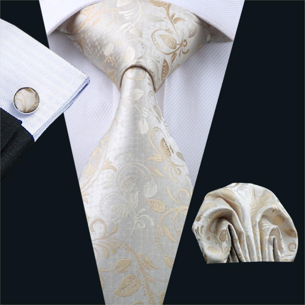 Creeping Flowers Silk Tie Set - GentCrest