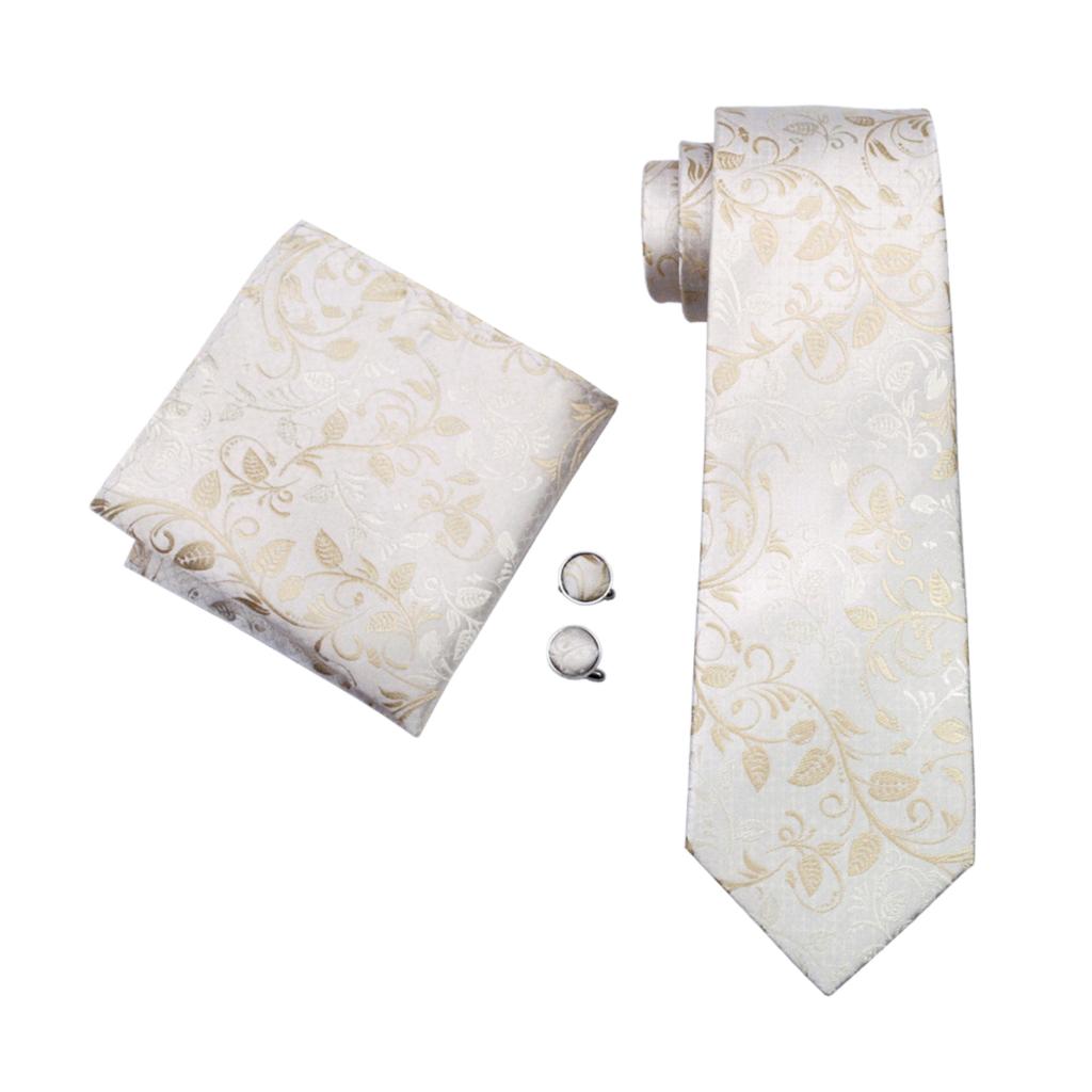 Creeping Flowers Silk Tie Set - GentCrest - View 2