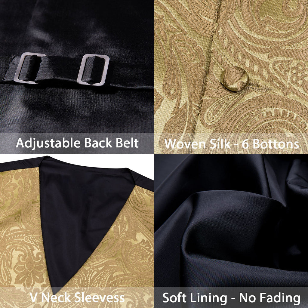 GentCrest Gold Paisley Vest Set - Image 7