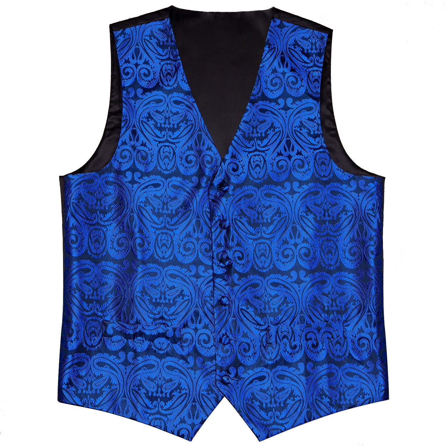 GentCrest Blue Paisley Vest Set - Image 5