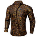 GentCrest Black Floral Shirt - Image 1