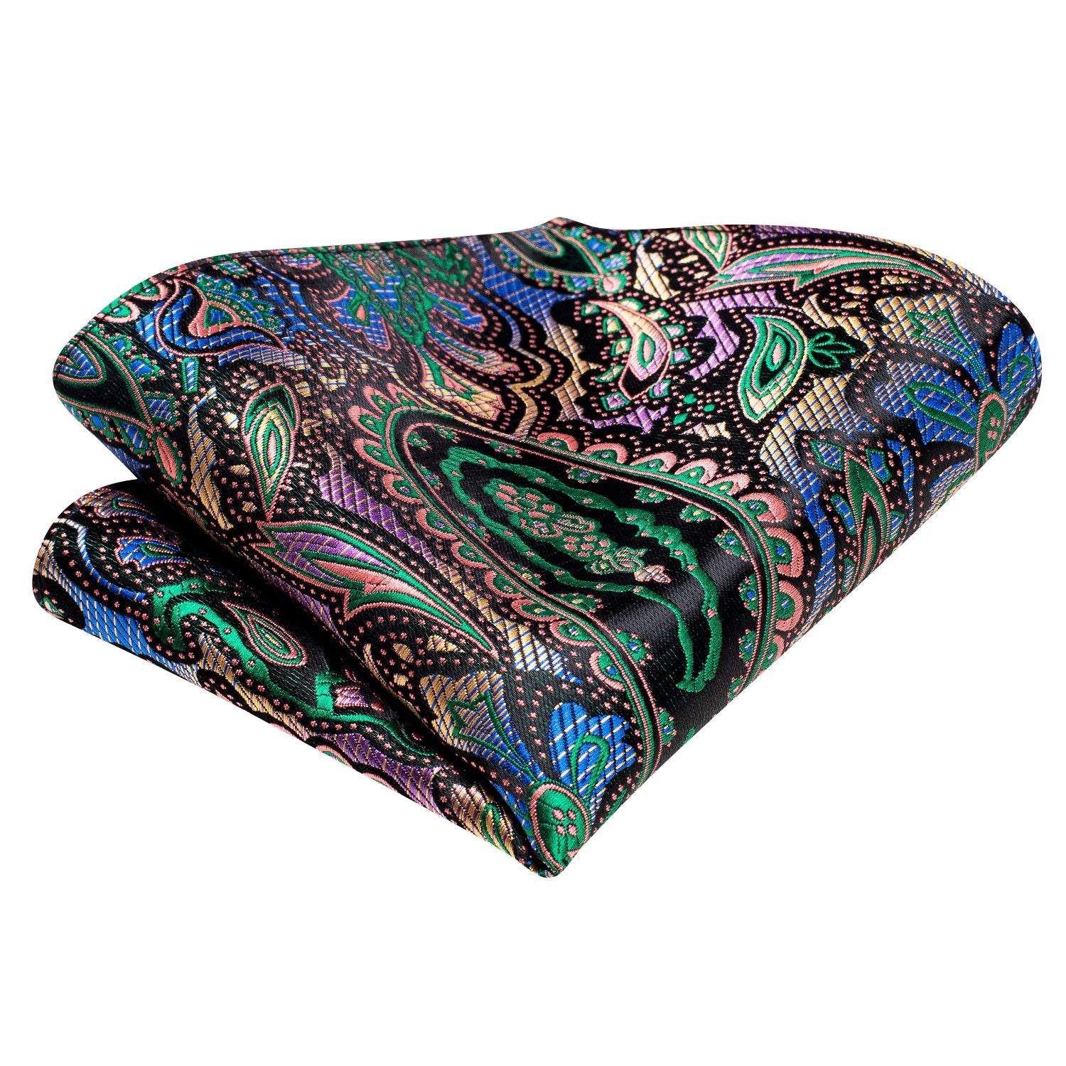 GentCrest Blue Paisley Bowtie Set - Image 6