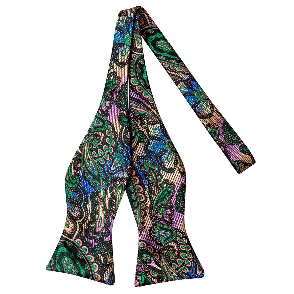 GentCrest Blue Paisley Bowtie Set - Image 5