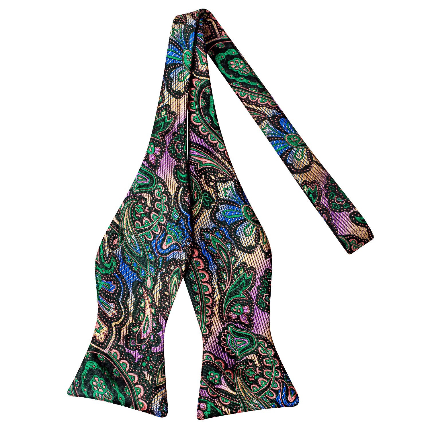 GentCrest Blue Paisley Bowtie Set - Image 5