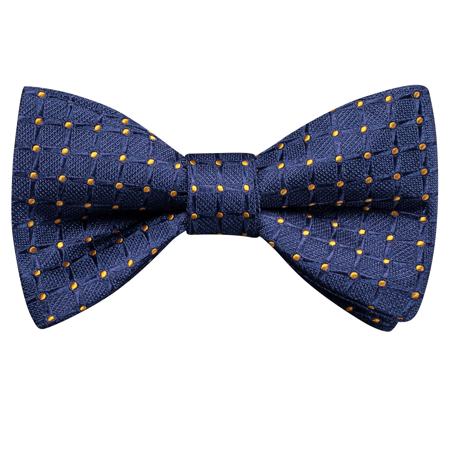 GentCrest Blue Plaid Bowtie Set - Image 4