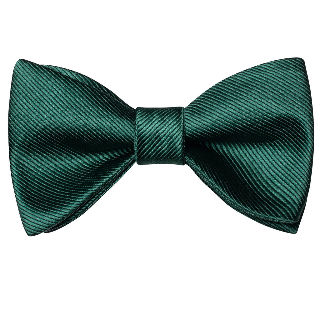 GentCrest Green Solid Bowtie Set - Image 4