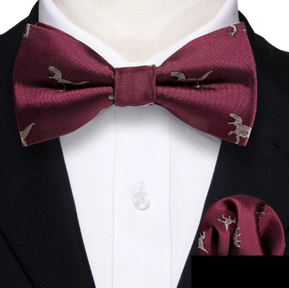 Children's Dinosaurs Bow Tie Set - GentCrest - View 2