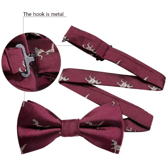 Children's Dinosaurs Bow Tie Set - GentCrest - View 4