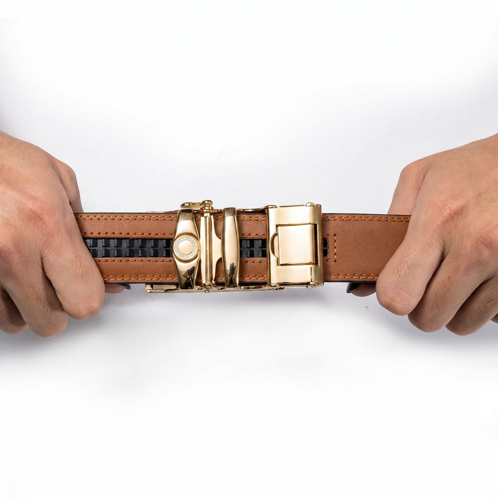 GentCrest Black Plaid Belts - Image 7