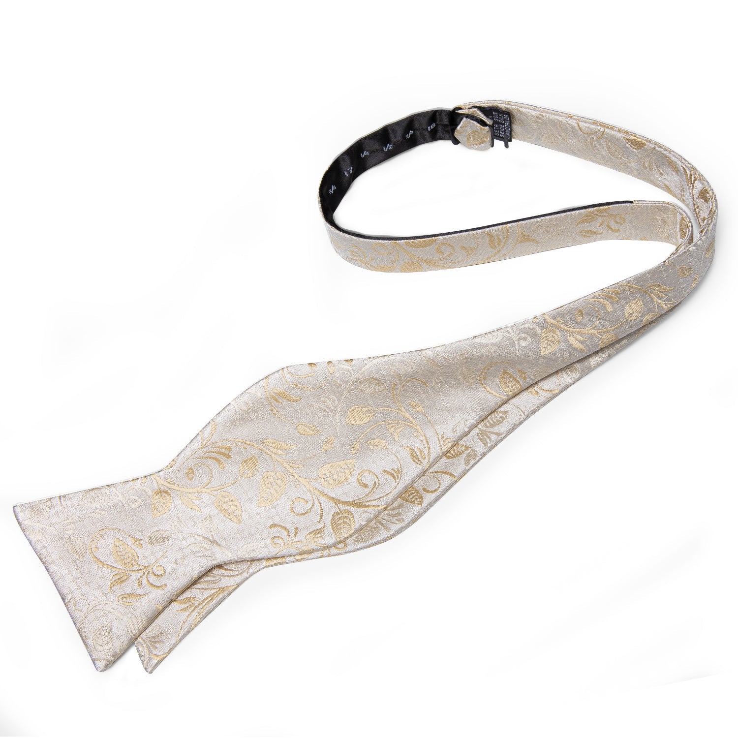 GentCrest Champagne Floral Bowtie Set - Image 5