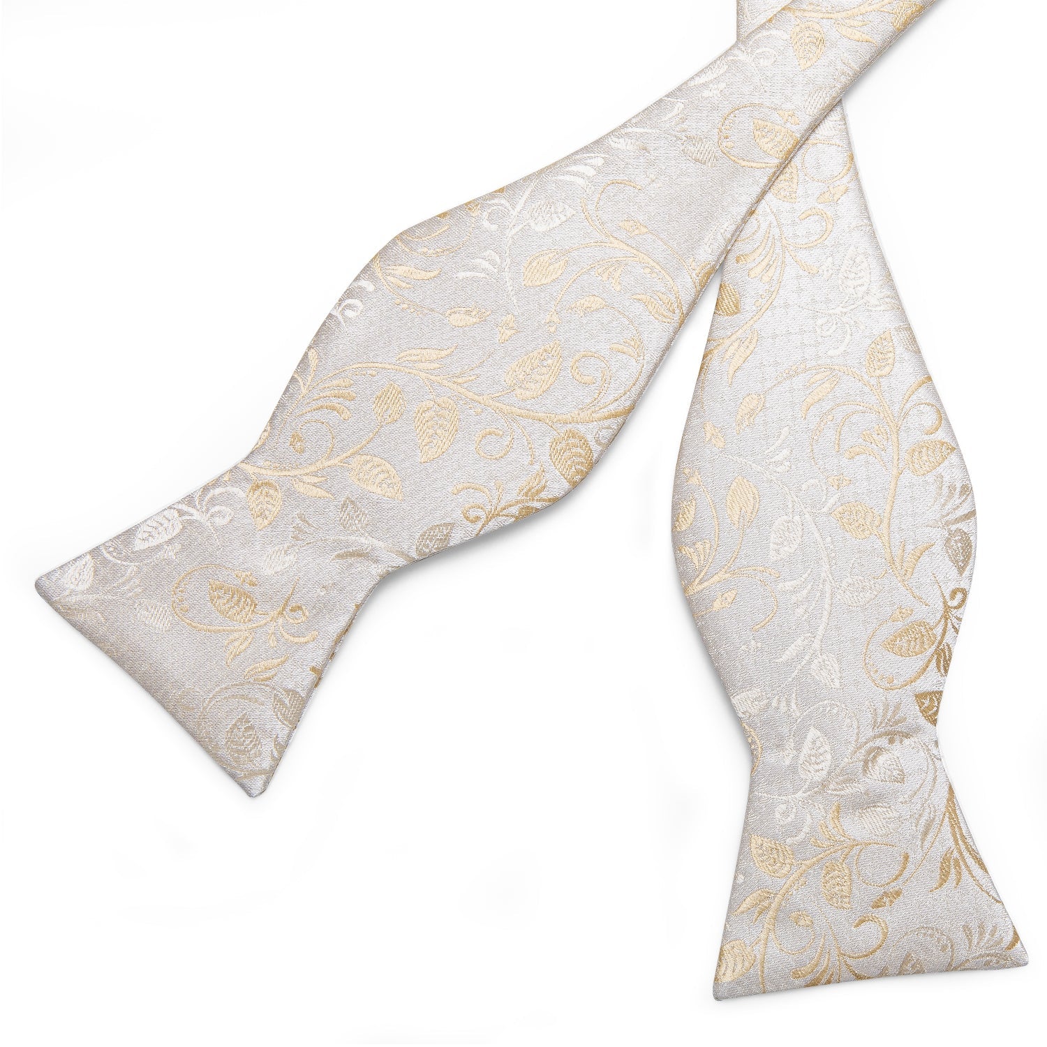 GentCrest Champagne Floral Bowtie Set - Image 6