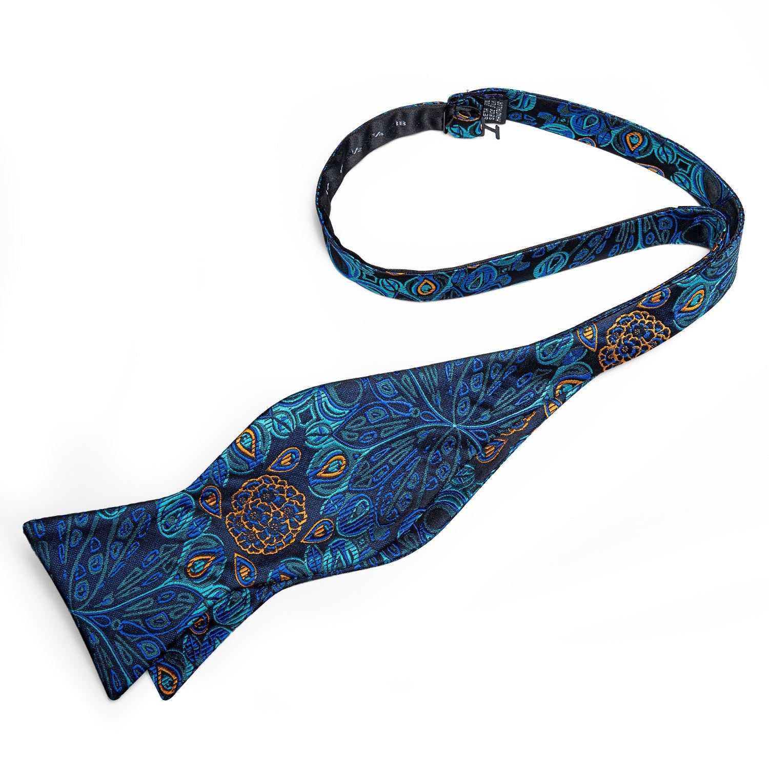 GentCrest Blue Paisley Bowtie Set - Image 2