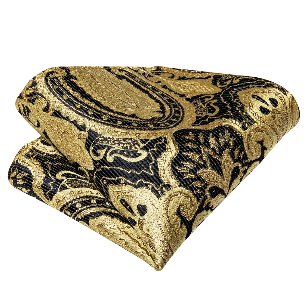 GentCrest Black Paisley Bowtie Set - Image 7