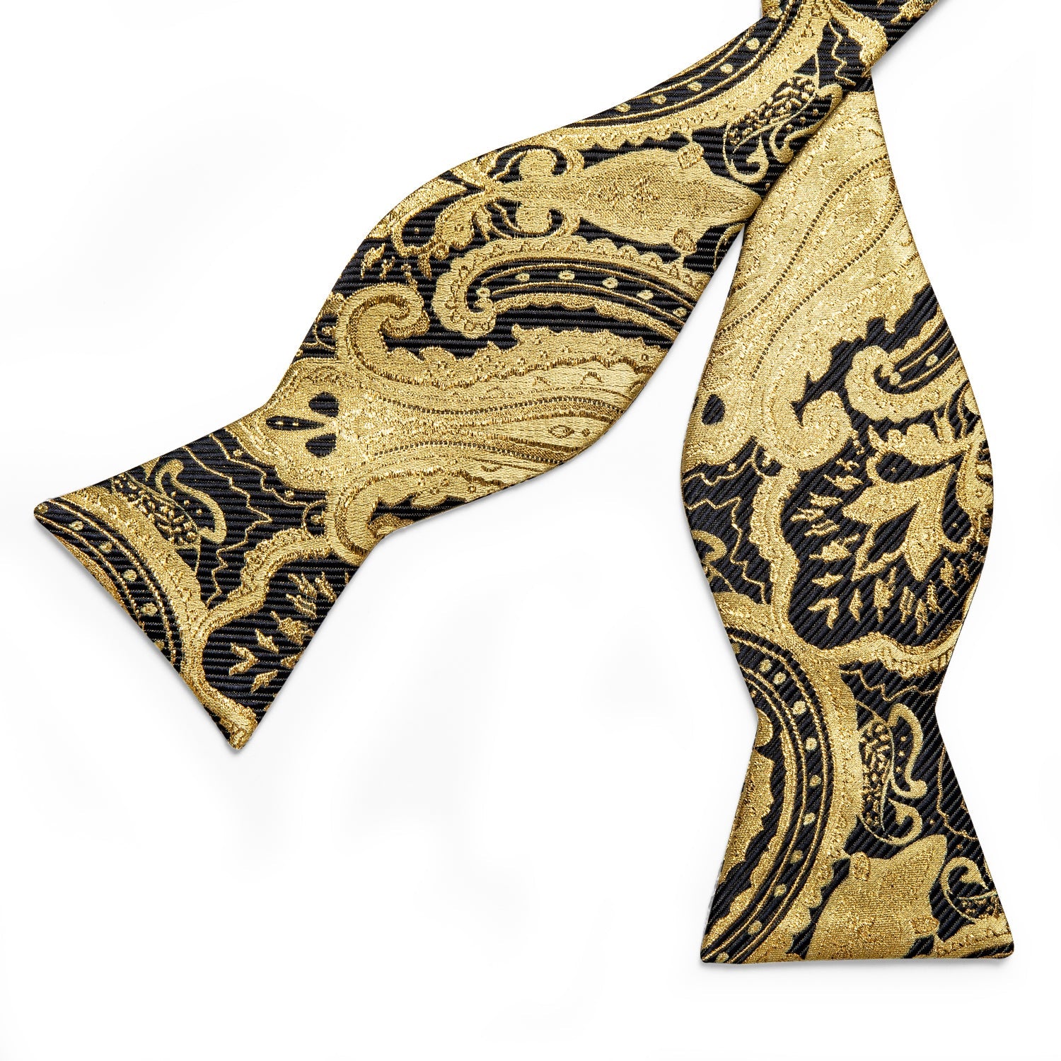 GentCrest Black Paisley Bowtie Set - Image 5