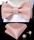 GentCrest Red Plaid Bowtie Set - Image 1
