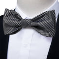 GentCrest Black Plaid Bowtie Set - Image 1